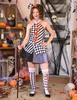 W IDMAN MILANO costume da arlecchino per bambini abito da Anteprima dell’immagine prodotto 5