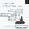 CELLONIC, Adaptateur compatible avec batteries Makita 18V Voir les images du produit 3