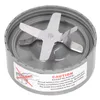 A close-up view of a blender blade assembly with a caution label. Anteprima dell’immagine prodotto