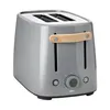 A gray toaster with a wood handle on a white background. Náhled obrázku produktu