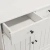 Merax Buffetschrank Hochschrank mit Glastüren und Produktbild-Vorschau 12