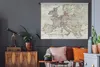 MuchoWow® Wandteppich Wandbehang Karte - Europa - Jahrgang Produktbild-Vorschau 5