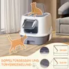 Katzenklo Katzen, Anti-Geruch Doppeltürige Katzentoilette Produktbild-Vorschau 4