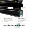 QUEST magnetické uhlové tesnenie do sprchy 200 cm čierne, 2 Náhľad obrázku produktu 2