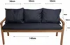 Cuscini per panchina da giardino Blu scuro | Cuscino per Anteprima dell’immagine prodotto 3