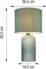 Globo Lighting Tischleuchte Glas blassgrün, 1x E27 Produktbild-Vorschau 10