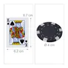 Relaxdays Pokerkoffer, 500 Pokerchips ohne Wert, 2 Produktbild-Vorschau 4