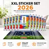WM 2026 Sticker Set für Fußball Fans – inkl. Spielplan & Voir les images du produit 2