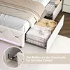 Čalúnená posteľ ProximaX 140x200 cm | 4 zásuvky a úložný Náhľad obrázku produktu 11