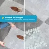 Flauschige Teppichfliesen grau 50 x 50 cm Selbstliegende Produktbild-Vorschau 8