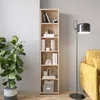 KOMTO Bücherregal 40 cm Breit, Sonoma , Bücherregal mit 6 Produktbild-Vorschau 2
