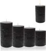 Candelo 4er Set Rustik Kerzen Ambiente Weihnachten - Produktbild-Vorschau 1