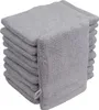 Waschhandschuhe Waschlappen 10er Set Silber / Hellgrau 100 Produktbild-Vorschau 1