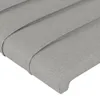 vidaXL Kopfteil mit Ohren Hellgrau 103x23x118/128 cm Stoff Produktbild-Vorschau 6