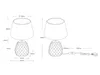 Trio - Tischlampe ARIANA - Beige - 24x24x35 cm Produktbild-Vorschau 15