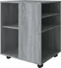 vidaXL Roll Cabinet Grey Sonoma 60x53x72 cm Drevo Materiál Náhľad obrázku produktu 6