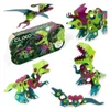Clixo Dino Adventure Pack – 36 ohebných magnetických Náhled obrázku produktu 1