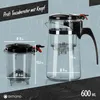 Dimono Profi Teezubereiter aus hitzebeständigem Glas mit Produktbild-Vorschau 4