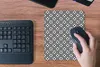 MuchoWow® Mauspad Mousepad Schwarz - Geometrie - Design Produktbild-Vorschau 4