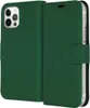 Accezz Wallet TPU Klapphülle iPhone 12 (Pro) - Grün Produktbild-Vorschau 1