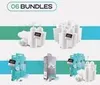 A collage of product images, likely for an e-commerce listing, showing water filter cartridges and packaging. Produktbild-Vorschau