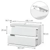 Wastafelonderkast Vicco Majest Wit/Wit Hoogglans 100.1 x 62 Productafbeelding-voorbeeld 2