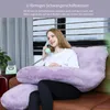 Těhotenský polštář ve tvaru U, polštář na spaní na boku s Náhled obrázku produktu 4