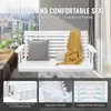 SucceBuy Balançoire de véranda de 4,5 pieds en bois, Voir les images du produit 4