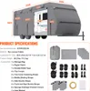 SucceBuy Travel Trailer Cover, 22-24 ft, 4-vrstvý, Náhled obrázku produktu 7