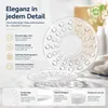 6 Espresso Untertassen Set transparent Kunststoff Ø12 cm Produktbild-Vorschau 6