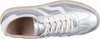 A top-down view of a silver sneaker. Produktbild-Vorschau