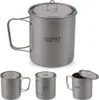 Lixada Titanium Topf Camping Tragbar Titan Wasser Tragbar Produktbild-Vorschau 2