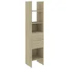 A tall, narrow bookshelf with two drawers. Produktbild-Vorschau