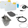 12V Camping Spüle Bausatz Waschbecken Spülbecken Abdeckung Produktbild-Vorschau 1