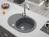 Granitový drez - Drez - Kuchynský drez - 58 x 42 cm - Náhľad obrázku produktu 6