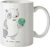 Mr. & Mrs. Panda Tasse Touristikkaufmann Herz - Weiß - Produktbild-Vorschau 1