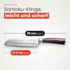 PAUDIN N5 Profi-Santoku-Messer 17,5 cm – Kochmesser Produktbild-Vorschau 6