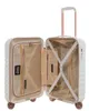 Handgepäck Hartschalenkoffer Trolley Weiß Rollenkoffer 55 Produktbild-Vorschau 2