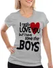 style3 I love you... T-Shirt Damen, Farbe:Grau meliert, Produktbild-Vorschau 1