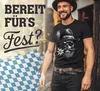 Herren T-Shirt für das  Skull mit Trachtenhut & Edelweiß Produktbild-Vorschau 4