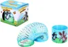 Spirale/plume taupe plastique diamètre 7,5cm Voir les images du produit 1