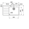 Franke Mythos MYX 211-86 A - 127.0642.000 Edelstahlspüle Produktbild-Vorschau 2