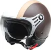 Casco CMX - Casco da pattinaggio in pelle, bianco, marrone, Anteprima dell’immagine prodotto 1