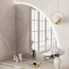 YOURHOUSE24 Schminktisch AURORA-Q mit Spiegel kaschmir Produktbild-Vorschau 3