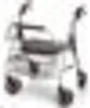 Rollator XXL mit Rückenbügel, Sitz,Korb,PU, maximal Produktbild-Vorschau 4