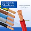 INVOLT H07V-K Sada kabelů, 10 mm², 3x5 m jednotlivé vodiče, Náhled obrázku produktu 3