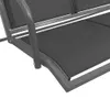 vidaXL Hollywoodschaukel mit Dach Schwarz -  Produktbild-Vorschau 6
