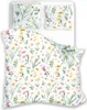 Pościel satynowa 160x200 Milagro Verde 002 kwiaty Podgląd zdjęcia produktu 1