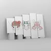 Bild auf Leinwand - Leinwandbild - Bunnys Hüte Illustration Produktbild-Vorschau 4