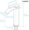 ROSA | Premium hohe Wasserfall Badarmatur Schwarz | Hotel Produktbild-Vorschau 10